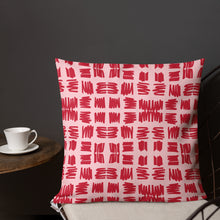 Load image into Gallery viewer, Love Letters Red Print Pillow