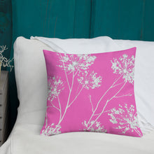 Load image into Gallery viewer, COASTAL High Pink Floral Pillow