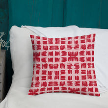 Load image into Gallery viewer, Love Letters Red Print Pillow