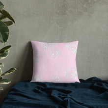Load image into Gallery viewer, COASTAL Pink Floral Pillow