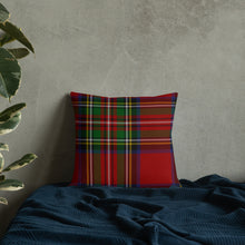 Load image into Gallery viewer, Red Tartan Pillow
