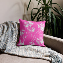 Load image into Gallery viewer, COASTAL High Pink Floral Pillow