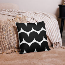 Load image into Gallery viewer, MODERN BLACK Premium Pillow