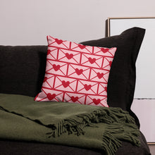 Load image into Gallery viewer, Love Letters Red Print Pillow