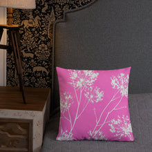 Load image into Gallery viewer, COASTAL High Pink Floral Pillow