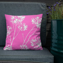 Load image into Gallery viewer, COASTAL High Pink Floral Pillow