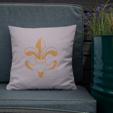 Load image into Gallery viewer, De Lis Grey Pillow
