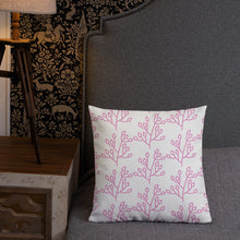 Load image into Gallery viewer, Festive Coral Pillow