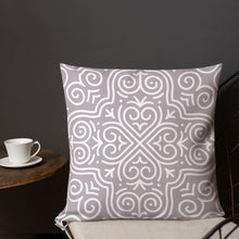Load image into Gallery viewer, TIFFANY GRAY Premium Pillow