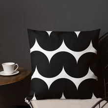 Load image into Gallery viewer, MODERN BLACK Premium Pillow
