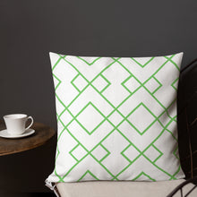 Load image into Gallery viewer, Mod Geo Green Pillow