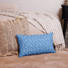 Load image into Gallery viewer, Atomic Blue Modern Print Pillow