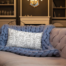 Load image into Gallery viewer, Modern Faces Pillow