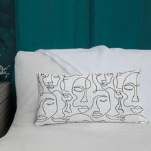 Load image into Gallery viewer, Modern Faces Pillow