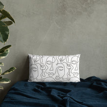 Load image into Gallery viewer, Modern Faces Pillow