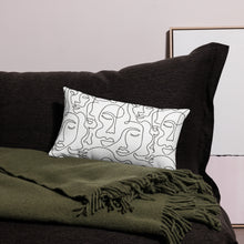 Load image into Gallery viewer, Modern Faces Pillow