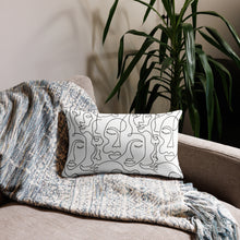 Load image into Gallery viewer, Modern Faces Pillow