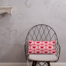 Load image into Gallery viewer, Love Letters Red Print Pillow