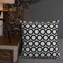 Load image into Gallery viewer, MODERN BLACK Premium Pillow