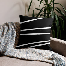 Load image into Gallery viewer, MODERN BLACK Premium Pillow