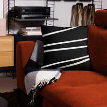 Load image into Gallery viewer, MODERN BLACK Premium Pillow