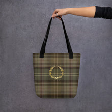 Load image into Gallery viewer, ROYAL TOAST TARTAN PLAID Tote bag
