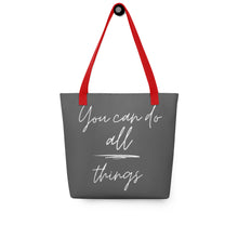 Load image into Gallery viewer, YOU CAN DO ALL THINGS Tote bag