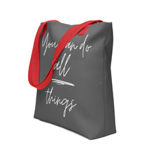 Load image into Gallery viewer, YOU CAN DO ALL THINGS Tote bag