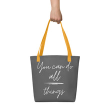 Load image into Gallery viewer, YOU CAN DO ALL THINGS Tote bag