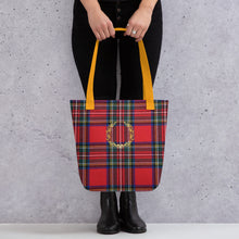 Load image into Gallery viewer, RED PLAID Tote bag
