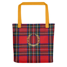 Load image into Gallery viewer, RED PLAID Tote bag