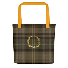 Load image into Gallery viewer, ROYAL TOAST TARTAN PLAID Tote bag