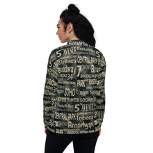 Load image into Gallery viewer, NEW YORK Unisex Bomber Jacket