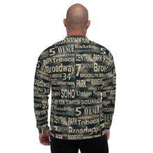 Load image into Gallery viewer, NEW YORK Unisex Bomber Jacket