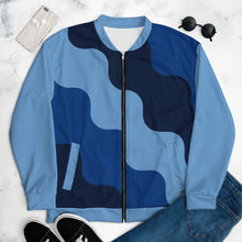 Load image into Gallery viewer, FLUID Unisex Bomber Jacket
