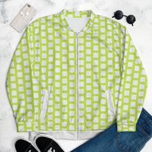 Load image into Gallery viewer, LIME Unisex Bomber Jacket