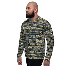 Load image into Gallery viewer, NEW YORK Unisex Bomber Jacket