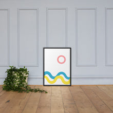 Load image into Gallery viewer, SEA AND SKY Framed matte paper poster