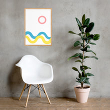 Load image into Gallery viewer, SEA AND SKY Framed matte paper poster