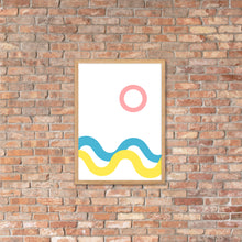 Load image into Gallery viewer, SEA AND SKY Framed matte paper poster