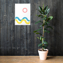 Load image into Gallery viewer, SEA AND SKY Framed matte paper poster