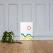 Load image into Gallery viewer, SEA AND SKY Framed matte paper poster