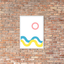 Load image into Gallery viewer, SEA AND SKY Framed matte paper poster