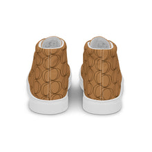 Load image into Gallery viewer, COGNAC Men’s high top canvas shoes