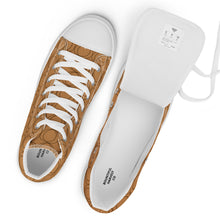 Load image into Gallery viewer, COGNAC Men’s high top canvas shoes