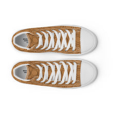 Load image into Gallery viewer, COGNAC Men’s high top canvas shoes