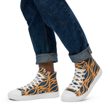 Load image into Gallery viewer, FLAME-TRIUMPHANT Men’s high top canvas shoes