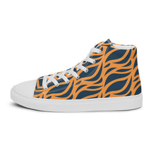 Load image into Gallery viewer, FLAME-TRIUMPHANT Men’s high top canvas shoes
