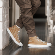 Load image into Gallery viewer, MONTAGUE Men’s high top canvas shoes