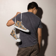 Load image into Gallery viewer, FLAME-TRIUMPHANT Men’s high top canvas shoes